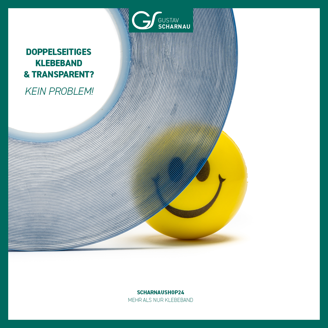 Doppelseitiges Klebeband GS High-Tack 822CB hochtransparent